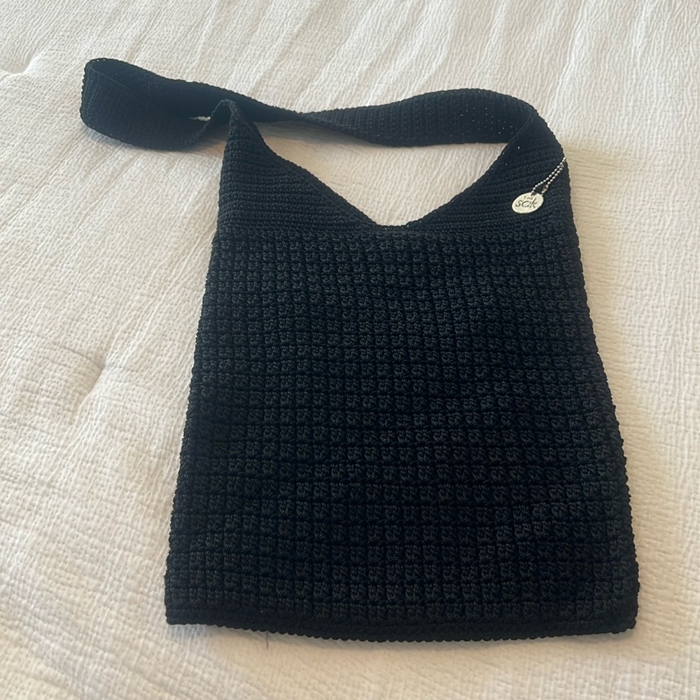 THE SAK WOVEN BAG BLACK